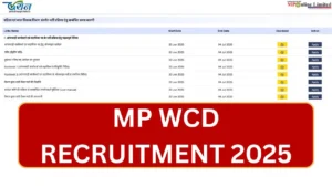 MP WCD Recruitment 2025: Application Form, Notification, Vacancy