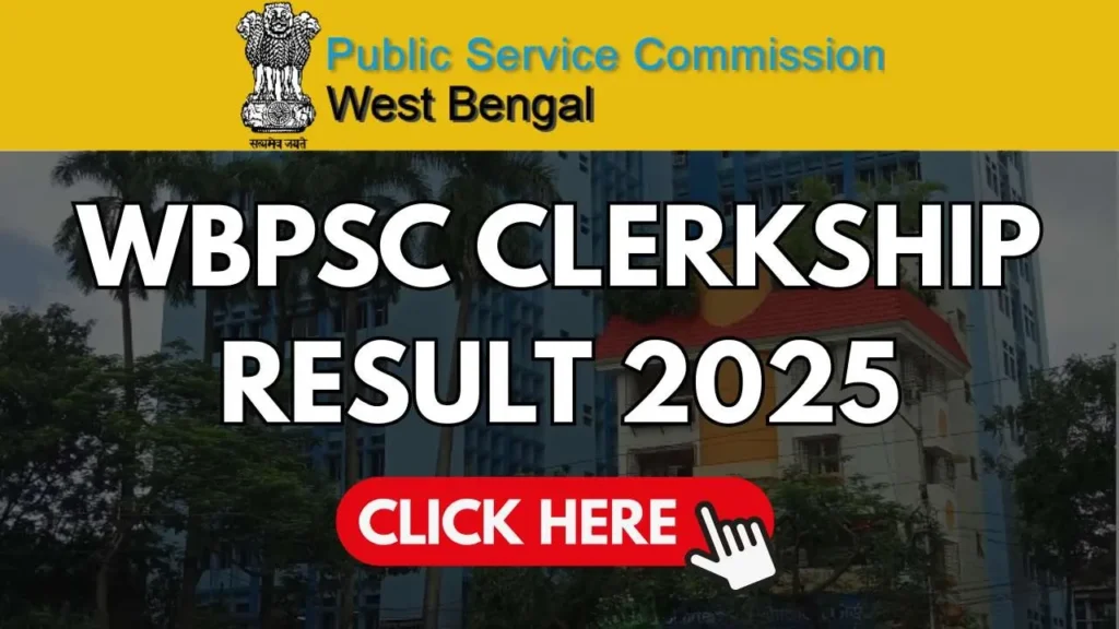 WBPSC Clerkship Result 2025